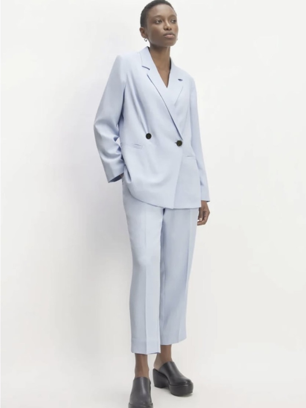 Everlane Japanese GoWeave Drapey Suit